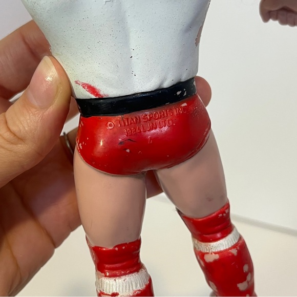 1984 Rowdy Roddy Piper Hot Rod Titan Rubber Action Figure Wrestler Wrestling WWF - Picture 15 of 16